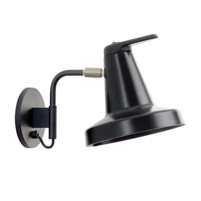 Garçon Wandleuchte klein, Farbe: schwarz