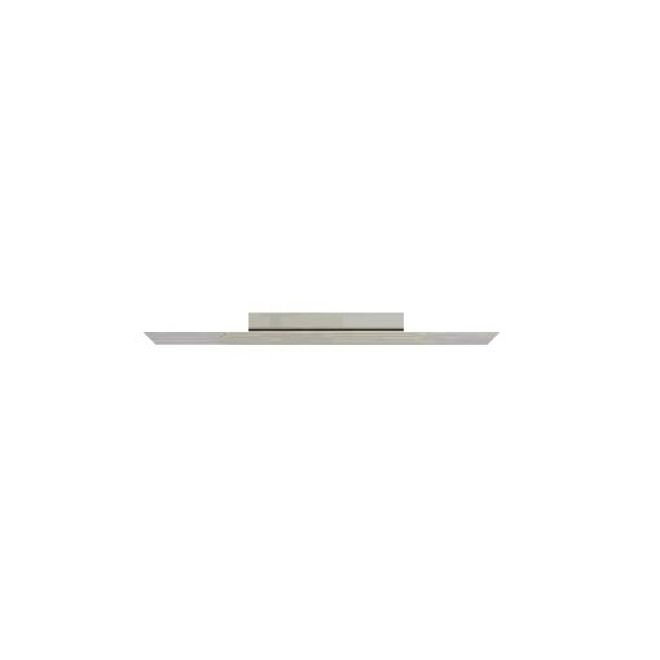 Lineal Led Wandleuchte, Ausführung: 400 mm Nickel matt