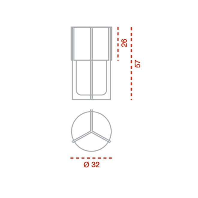 Nirvana Tischleuchte, Größe: Ø 320 mm