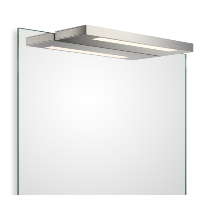 Slim 1-34 N LED Spiegelaufsteckleuchte, Farbe: Nickel