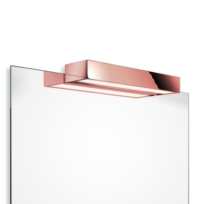 Box 1-40 N LED Spiegelaufsteckleuchte, Farbe: roségold