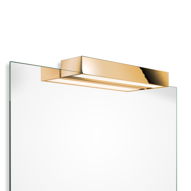 Box 1-40 N LED Spiegelaufsteckleuchte, Farbe: Gold