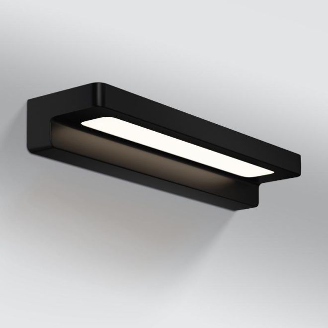 Form 34 LED Wandleuchte, Farbe: schwarz