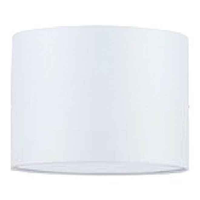 Hugo Pendelleuchte E27 Powerline Silber matt, Lampenschirm: weiß / weiß