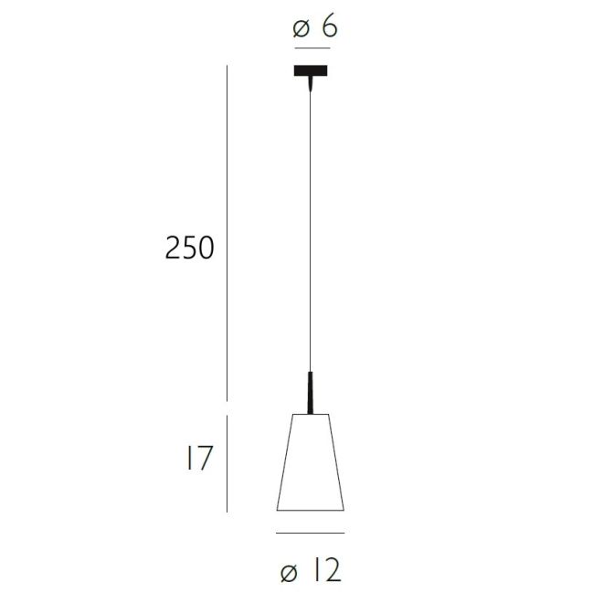 Cono Kabel-Pendelleuchte 1-er, Casablanca Zubehör: + 1m längeres Kabel
