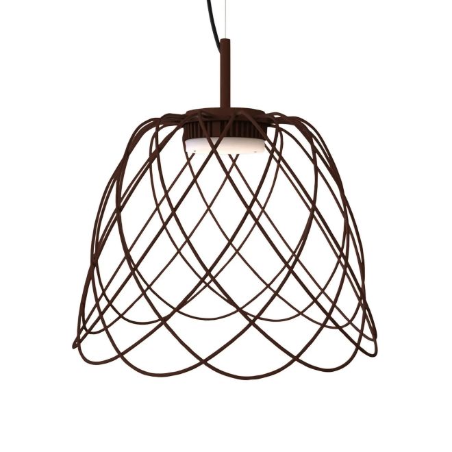 Nefer LED Pendelleuchte 43 cm, Farbe: corten