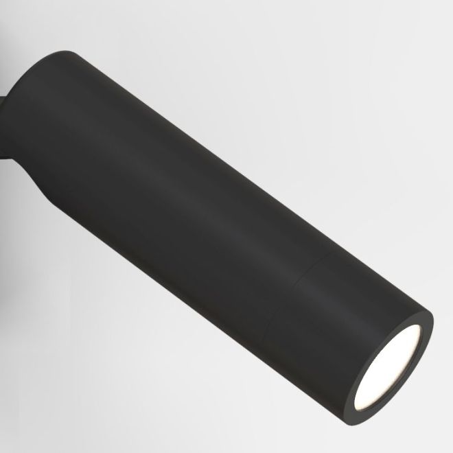Split LED Strahler 70x270 beweglich, Farbe: schwarz