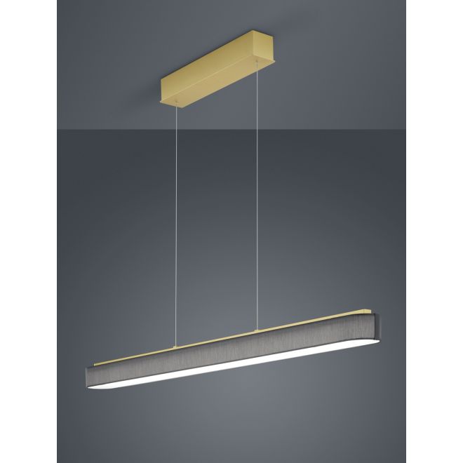 Boki LED Pendelleuchte Messing 1015 mm, Farbe: anthrazit
