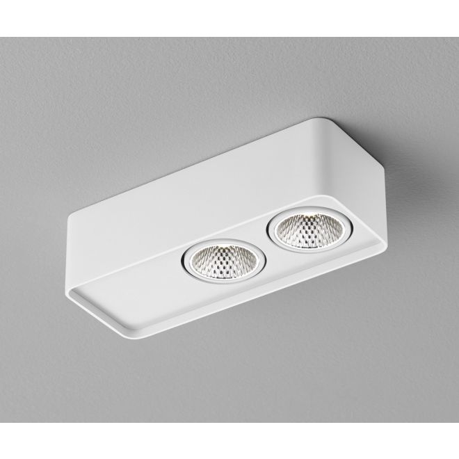 Cas LED Deckenleuchte 2-flammig, Farbe: weiß