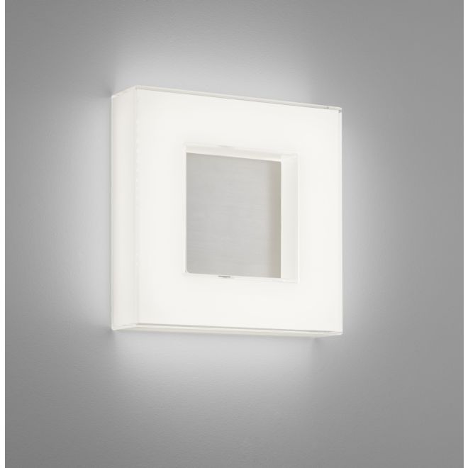 Cosi LED Wand- und Deckenleuchte, Farbe: Nickel