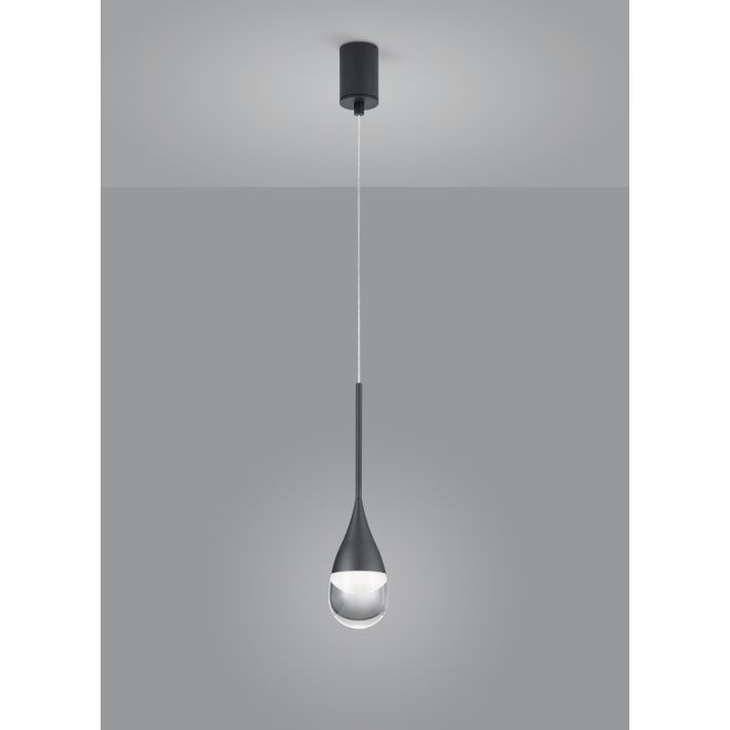 Deep LED Pendelleuchte, Farbe: schwarz