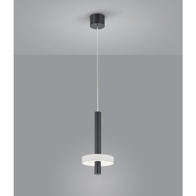 Kea LED Pendelleuchte 1-flammig, Farbe: schwarz