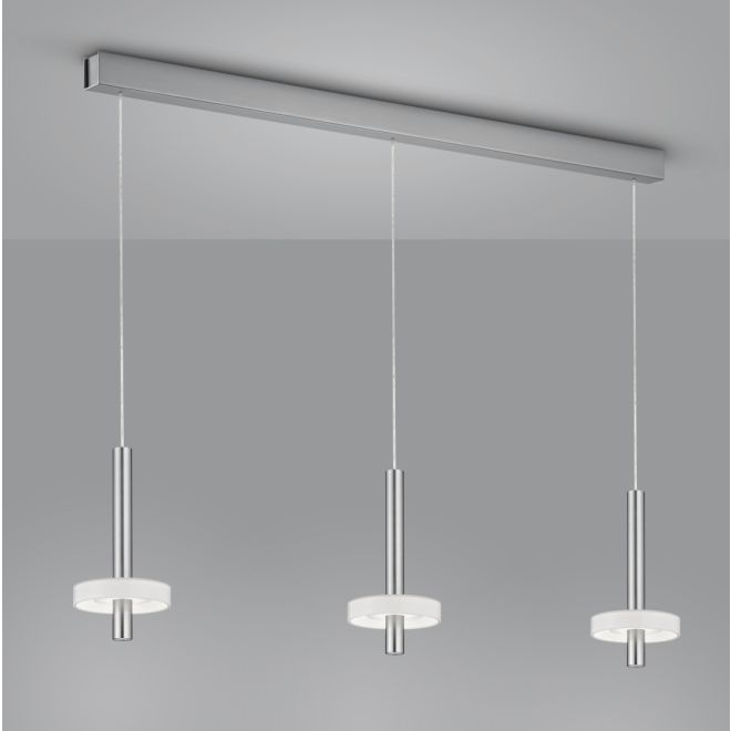 Kea LED Pendelleuchte 3-flammig, Farbe: Nickel