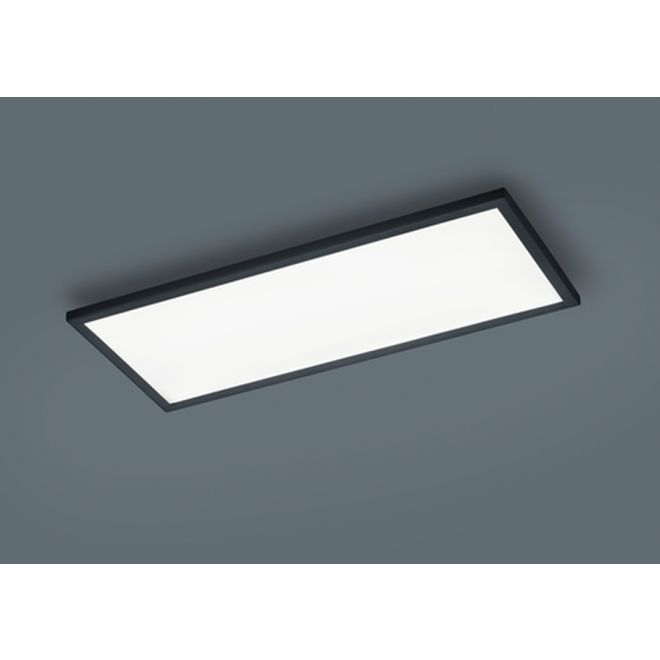Rack Deckenleuchte rechteckig, Farbe: schwarz