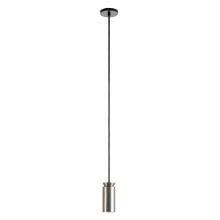 Triana Pendelleuchte, Ausführung: Nickel matt - Kabel schwarz