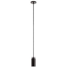 Triana Pendelleuchte, Ausführung: Schwarz / Nickel - Kabel schwarz