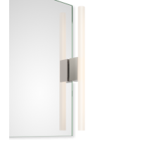Omega 1 Spiegelklemmleuchte, Farbe: Nickel