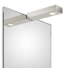 Flat 1 LED Spiegelaufsteckleuchte, Farbe: Nickel