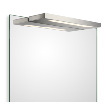 Slim 1-34 N LED Spiegelaufsteckleuchte, Farbe: Nickel