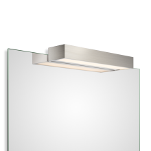 Box 1-40 N LED Spiegelaufsteckleuchte, Farbe: Nickel