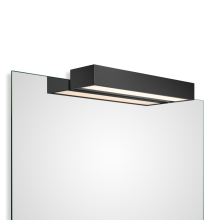 Box 1-40 N LED Spiegelaufsteckleuchte, Farbe: schwarz