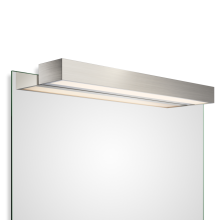 Box 1-60 N LED Spiegelaufsteckleuchte, Farbe: Nickel