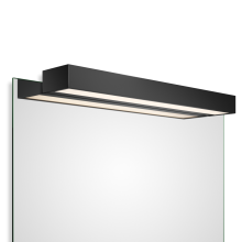 Box 1-60 N LED Spiegelaufsteckleuchte, Farbe: schwarz