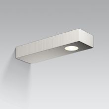 Flat 2 LED Wandleuchte, Farbe: Nickel