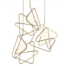 Inciucio Pendelleuchte 3-flammig, Farbe: Gold