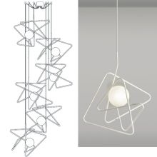 Inciucio Pendelleuchte 6-flammig, Farbe: weiß