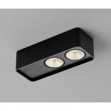 Cas LED Deckenleuchte 2-flammig, Farbe: schwarz