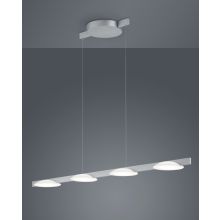 Pole Led Pendelleuchte 4-flammig, Farbe: Nickel