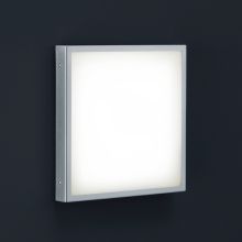 Scala Led Wandleuchte quadratisch, Farbe: Edelstahl