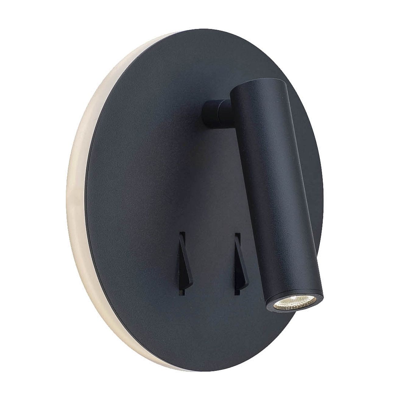 Circle Wall Wandleuchte schwarz Antidark