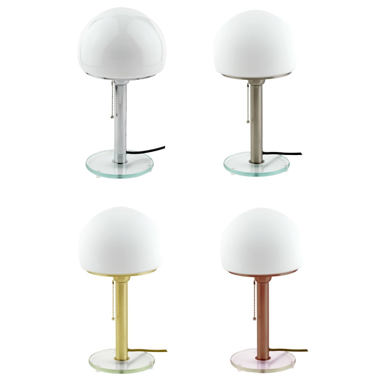 BP Lichtdesign Tischleuchte Tischlampe Glasfuss