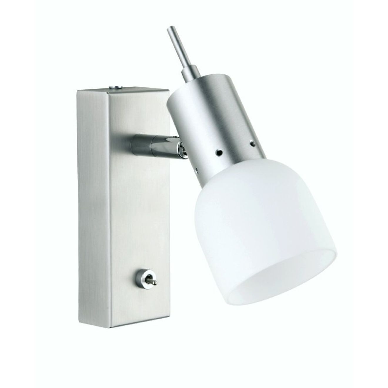Balance LED Wandspot Aluminium mit Schalter