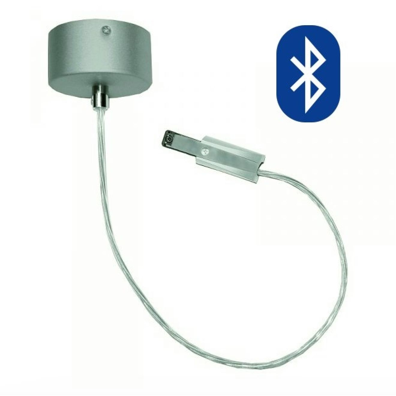 Endeinspeisung Casambi mit Dimmer silber für POWERLINE