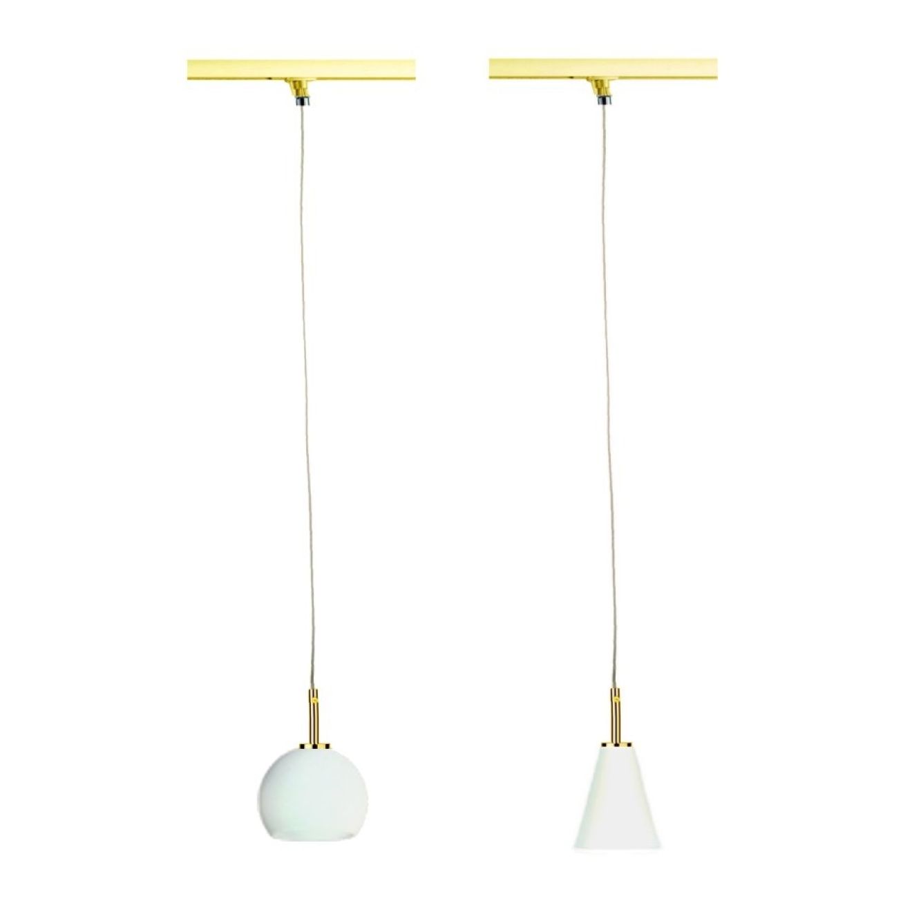 Fine Pendelleuchte G9 Powerline Gold matt