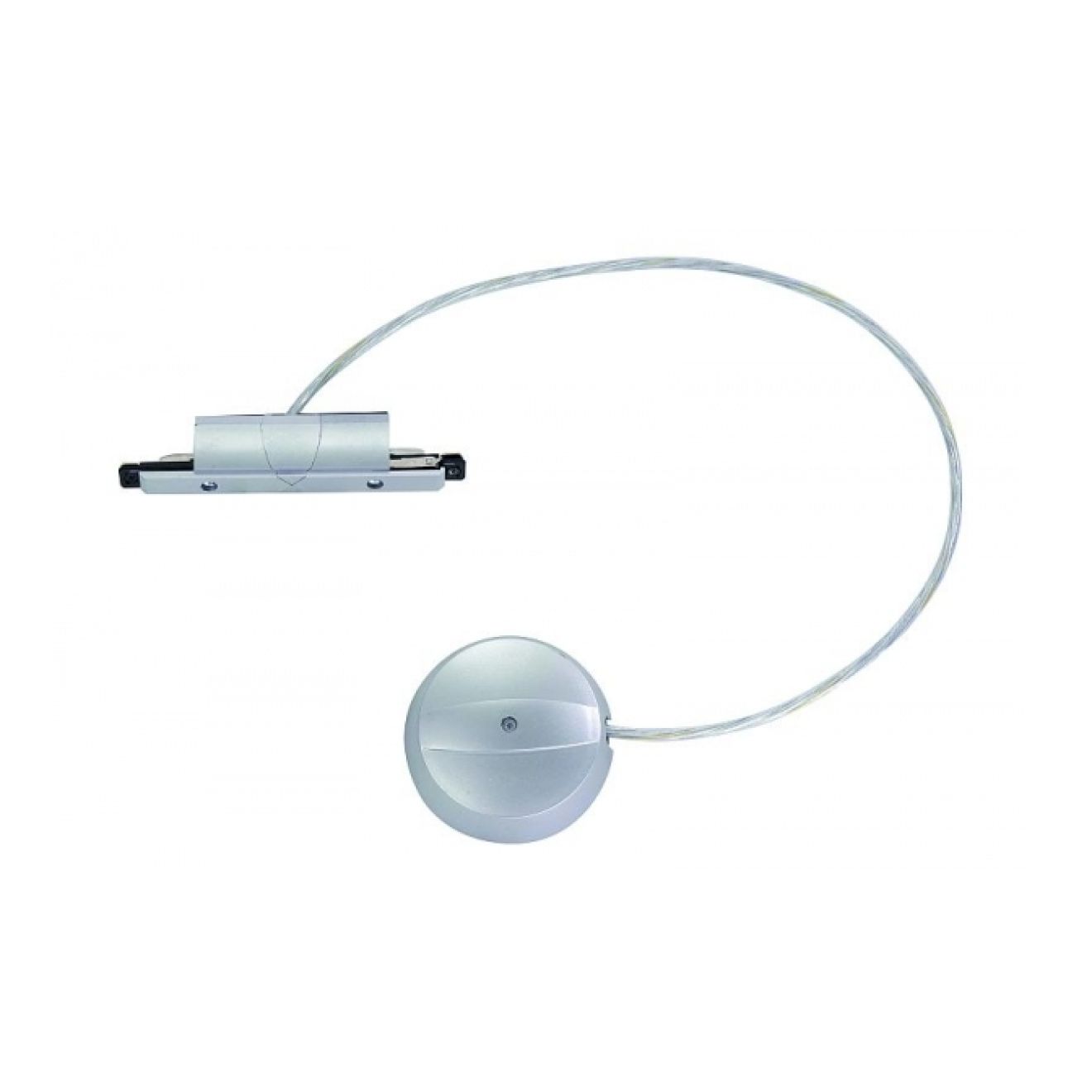 Flex-Mitteleinspeisung silber / transparent für POWERLINE