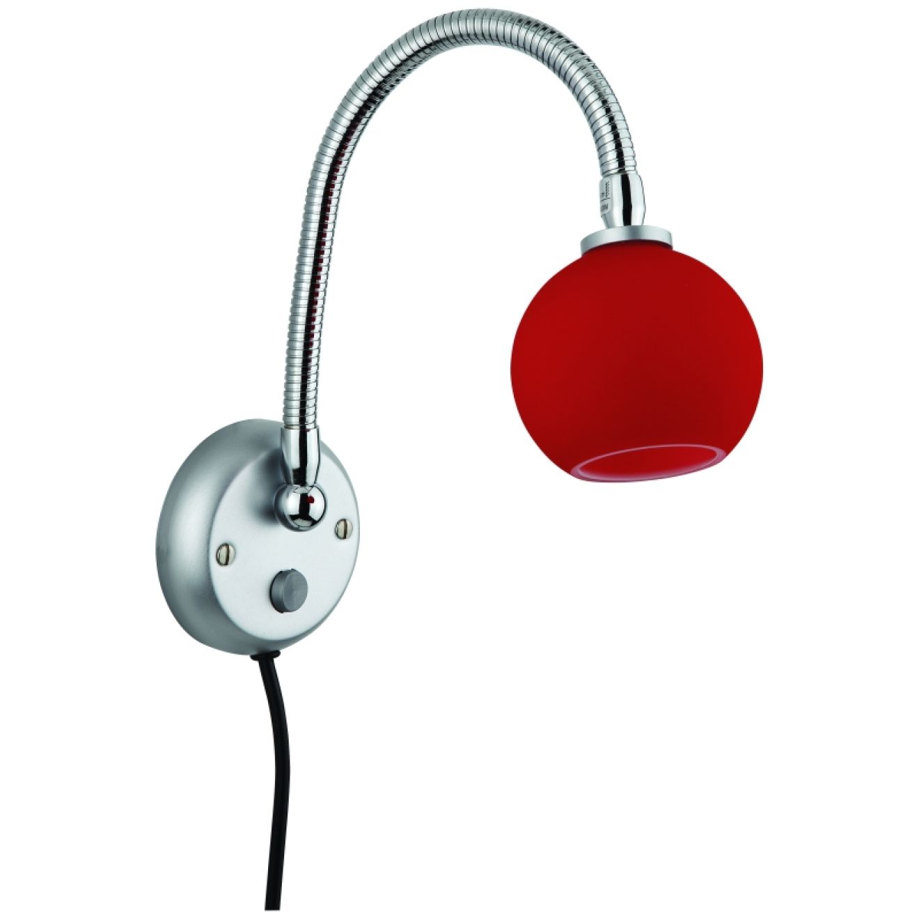 Flex Wandlampe MONIQUE Glas rot
