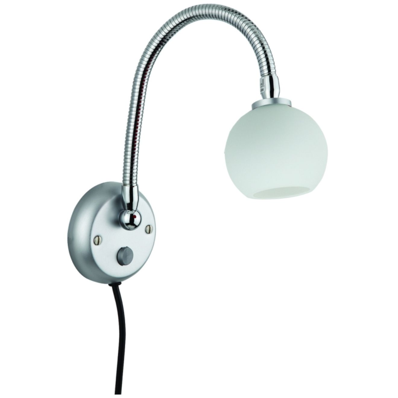 Flex Wandleuchte MONIQUE Glas weiß