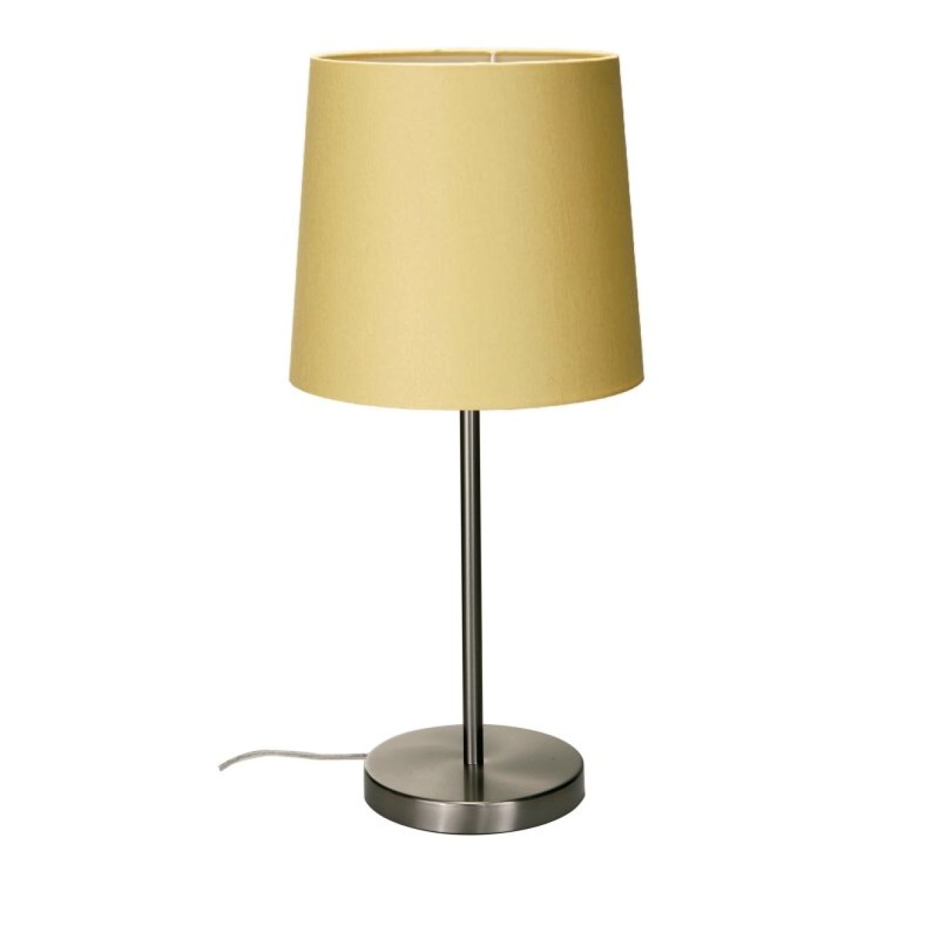 Paul Hockerleuchte 280 mm Nickel matt / gelb