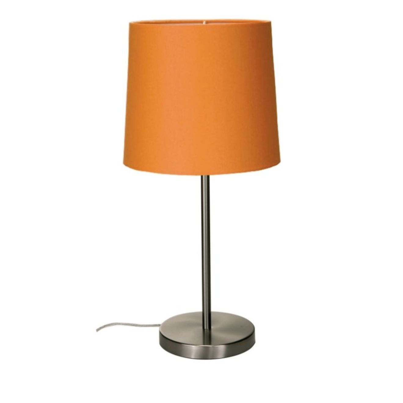 Paul Hockerleuchte 280 mm Nickel matt / orange