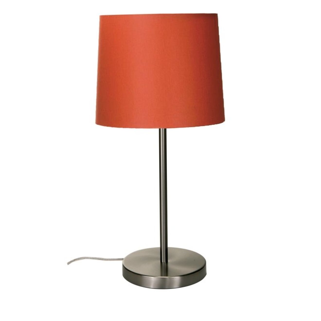 Paul Hockerleuchte 280 mm Nickel matt / rot
