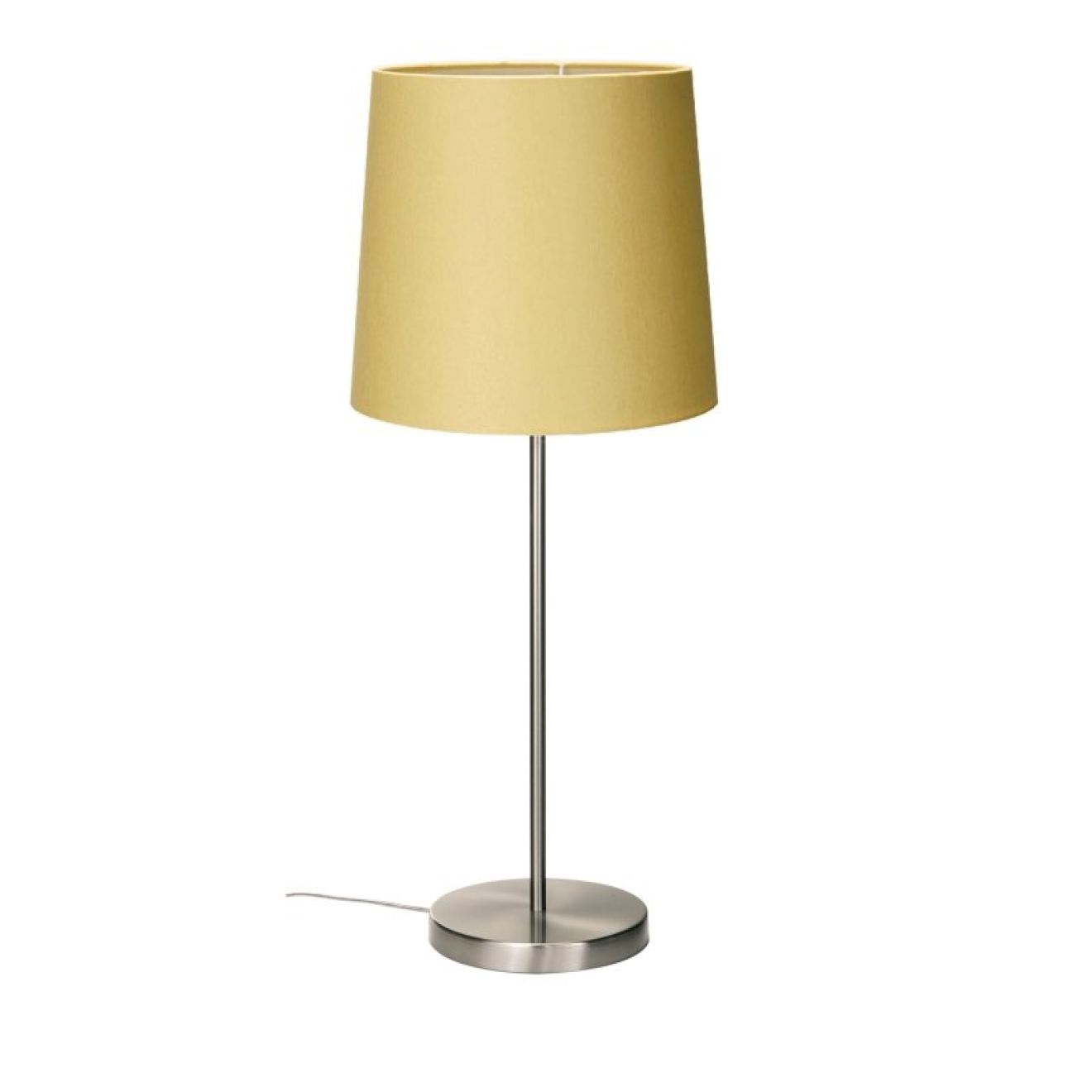 Paul Tischleuchte 200 mm Nickel / gelb