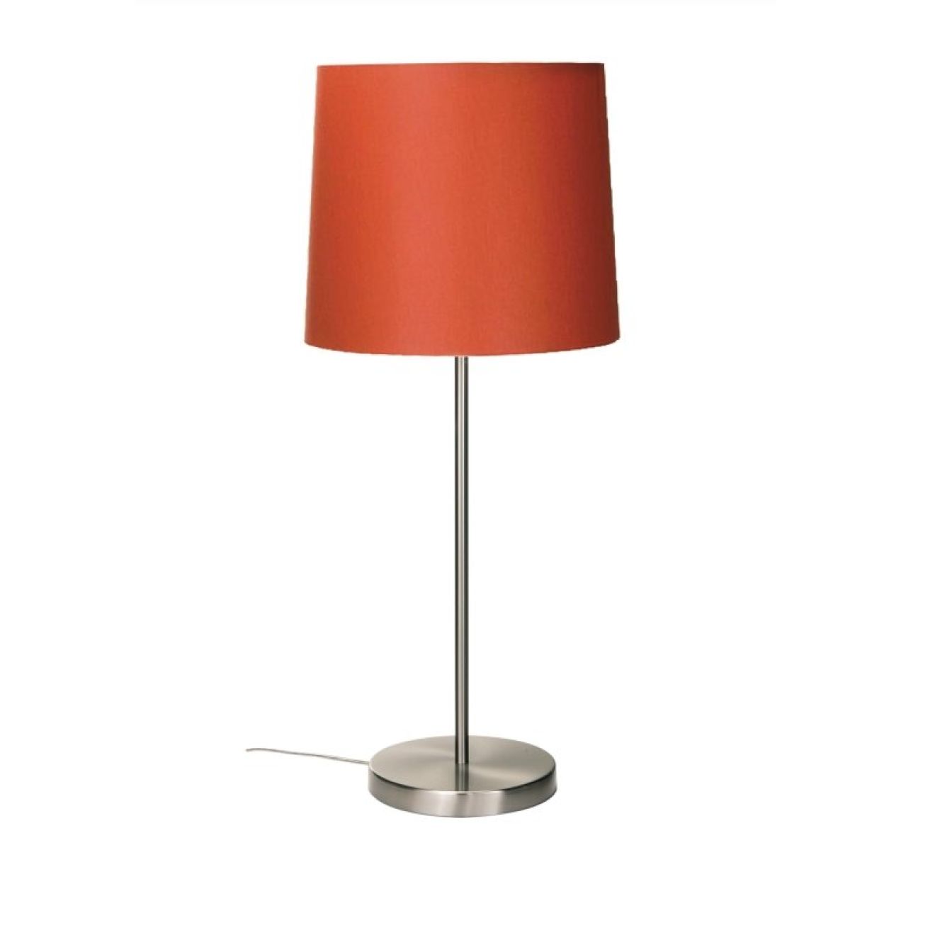 Paul Tischleuchte 200 mm Nickel / rot