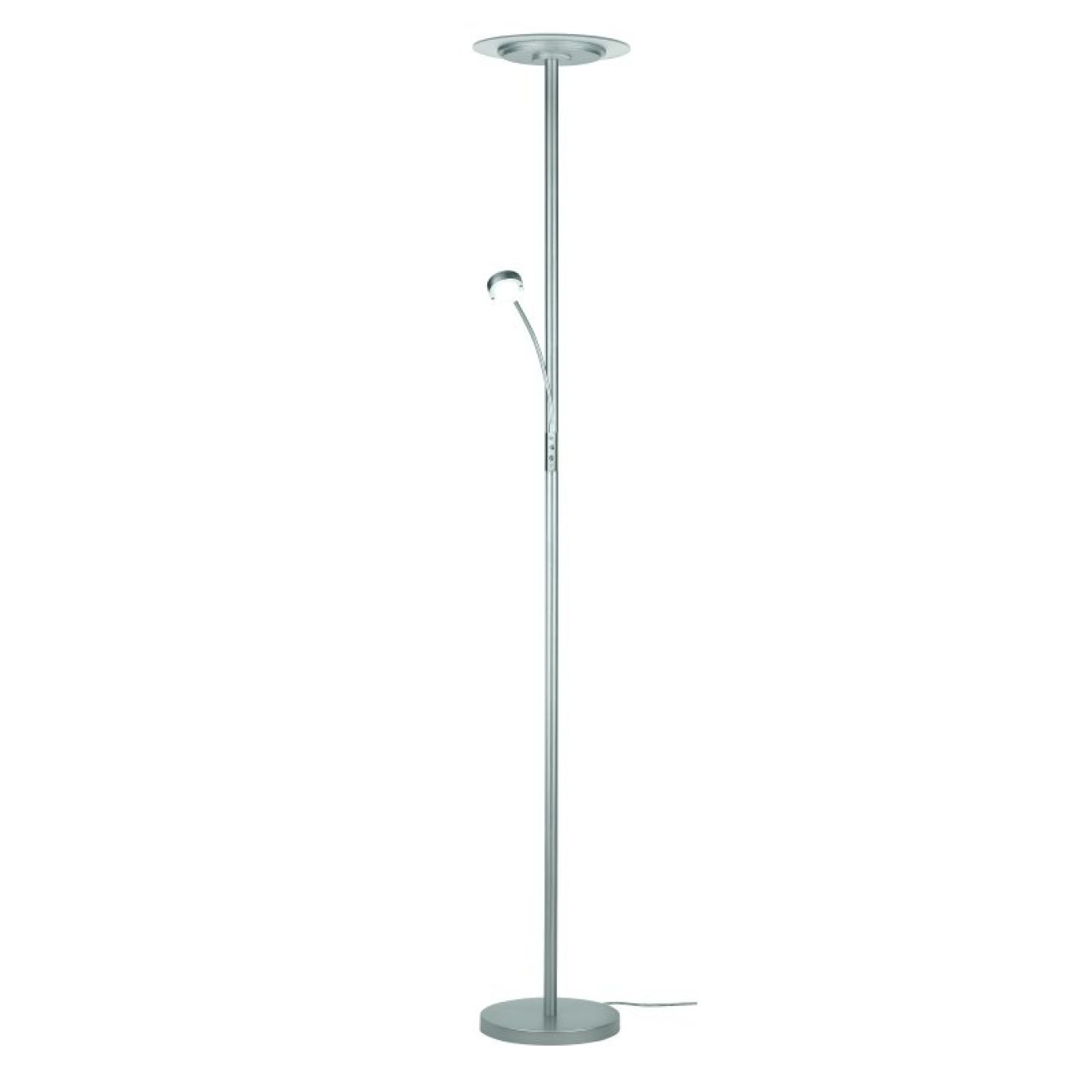 Saturn LED Deckenfluter Aluminium
