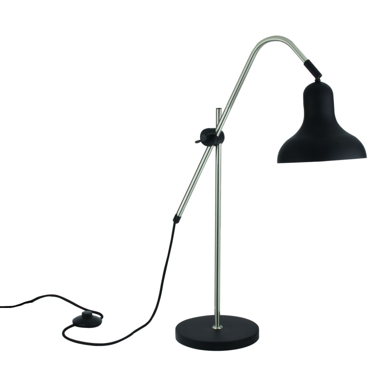 Winston Tischleuchte E27 schwarz beweglich