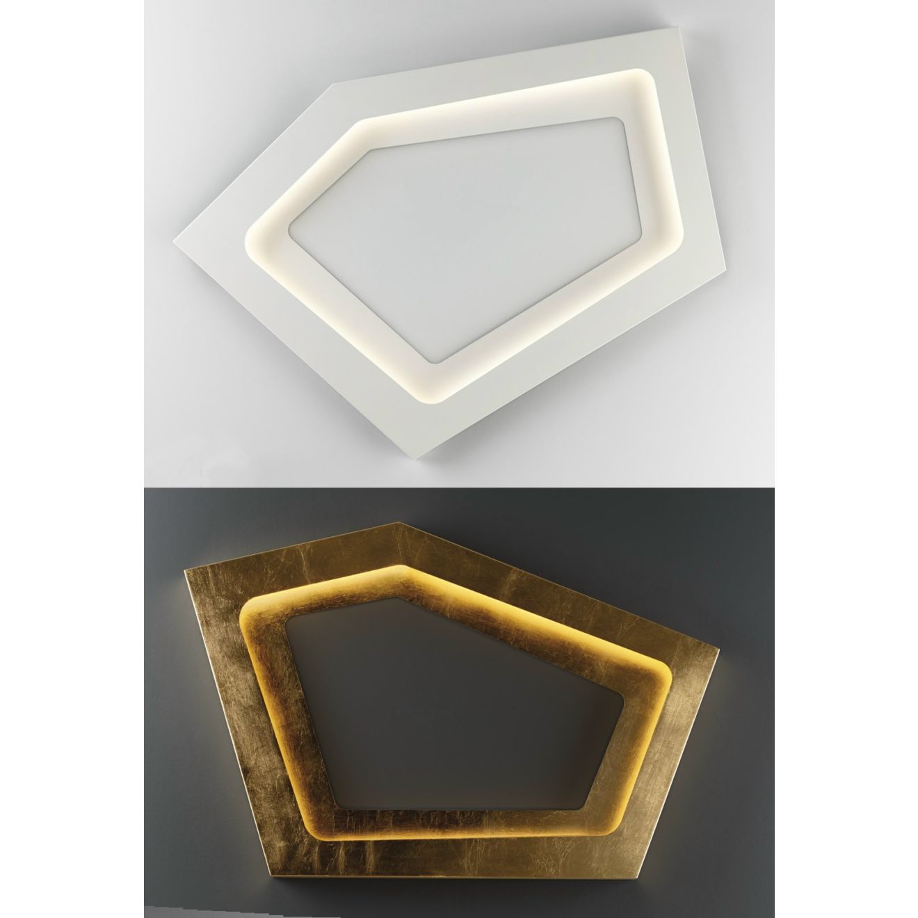 Carpyen Nura Led Wandleuchte weiss gold