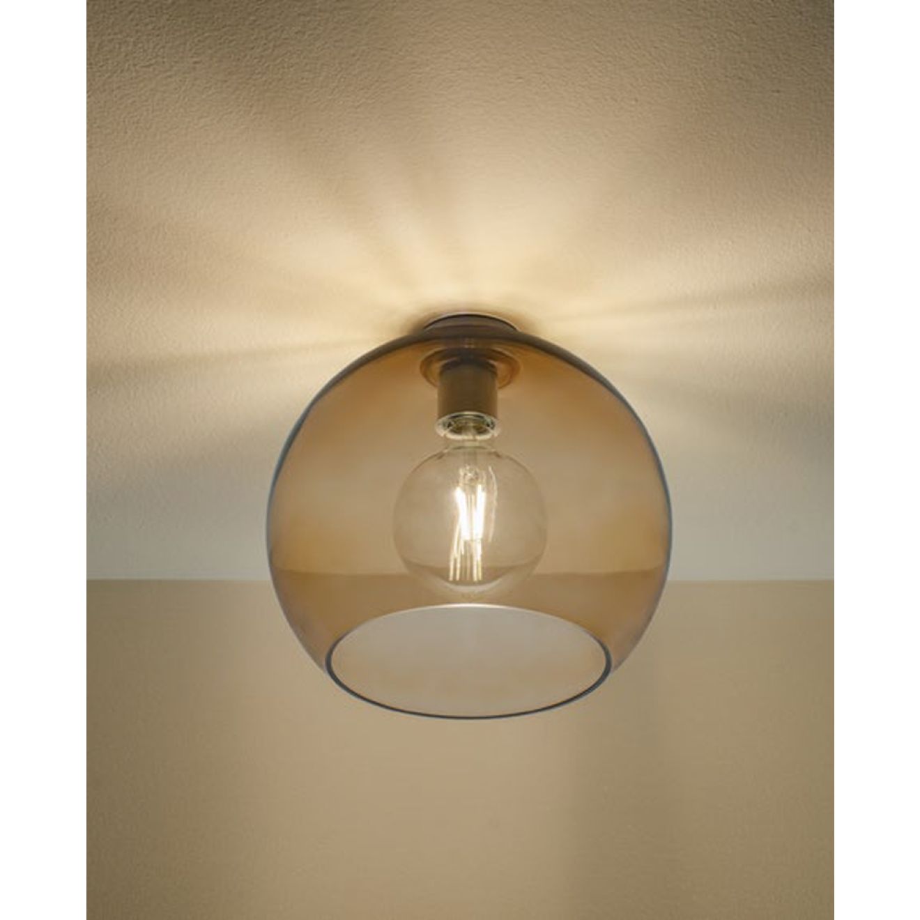 Casablanca Deckenleuchte Ball kupfer